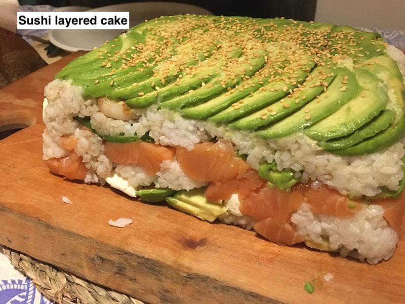 sushi-cake